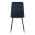 AUTRONIC CT-281 BLUE4 Židle jídelní, modrá sametová látka, nohy černý kov
