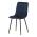 AUTRONIC CT-281 BLUE4 Židle jídelní, modrá sametová látka, nohy černý kov