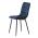 AUTRONIC CT-281 BLUE4 Židle jídelní, modrá sametová látka, nohy černý kov