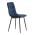 AUTRONIC CT-281 BLUE4 Židle jídelní, modrá sametová látka, nohy černý kov