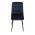 AUTRONIC CT-281 BLUE4 Židle jídelní, modrá sametová látka, nohy černý kov