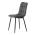 AUTRONIC CT-281 GREY4 Židle jídelní, šedá sametová látka, nohy černý kov