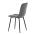 AUTRONIC CT-281 GREY4 Židle jídelní, šedá sametová látka, nohy černý kov