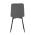 AUTRONIC CT-281 GREY4 Židle jídelní, šedá sametová látka, nohy černý kov