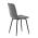 AUTRONIC CT-281 GREY4 Židle jídelní, šedá sametová látka, nohy černý kov