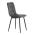AUTRONIC CT-281 GREY4 Židle jídelní, šedá sametová látka, nohy černý kov