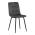 AUTRONIC CT-281 GREY4 Židle jídelní, šedá sametová látka, nohy černý kov