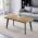 AUTRONIC CT-F4412 OAK Stůl konferenční, 120x60x55 cm, MDF deska, dekor divoký dub, kov, černý lak