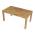 AUTRONIC DS-H160 DUB Jídelní stůl 160x90x75, masiv dub bílý, povrchová úprava olejem, nohy 8x8 cm