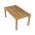 AUTRONIC DS-H160 DUB Jídelní stůl 160x90x75, masiv dub bílý, povrchová úprava olejem, nohy 8x8 cm