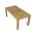 AUTRONIC DS-H180 DUB Jídelní stůl 180x90x75, masiv dub bílý, povrchová úprava olejem, nohy 10x10 cm