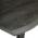 AUTRONIC HT-F4216 GREY Stůl jídelní, 160x90x75 cm, MDF deska, dekor šedý dub, kovová nohy ve tvaru U