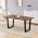 AUTRONIC HT-F4216 OLW Stůl jídelní, 160x90x75 cm, MDF deska, dekor staré dřevo, kovová nohy ve tvaru