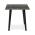 AUTRONIC HT-F4413 GREY Stůl jídelní, 130x80x75 cm, MDF deska, dekor šedý dub, kov, černý lak