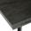 AUTRONIC HT-F4413 GREY Stůl jídelní, 130x80x75 cm, MDF deska, dekor šedý dub, kov, černý lak