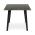 AUTRONIC HT-F4416 GREY Stůl jídelní, 160x90x75 cm, MDF deska, dekor šedý dub, kov, černý lak