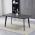 AUTRONIC HT-F4416 GREY Stůl jídelní, 160x90x75 cm, MDF deska, dekor šedý dub, kov, černý lak