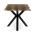AUTRONIC HT-F4618 OLW Stůl jídelní, 180x90x75 cm, MDF deska, dekor staré dřevo, kovová noha ve tvaru