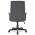 AUTRONIC KA-L608 GREY2 Kancelářská židle, černý plast, šedá látka, kolečka pro tvrdé podlahy