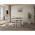 AUTRONIC VESPA OAK Jídelní set 1+4, rozměr stolu 120x75x75 cm, MDF, dýha, masivní nohy, moření dub