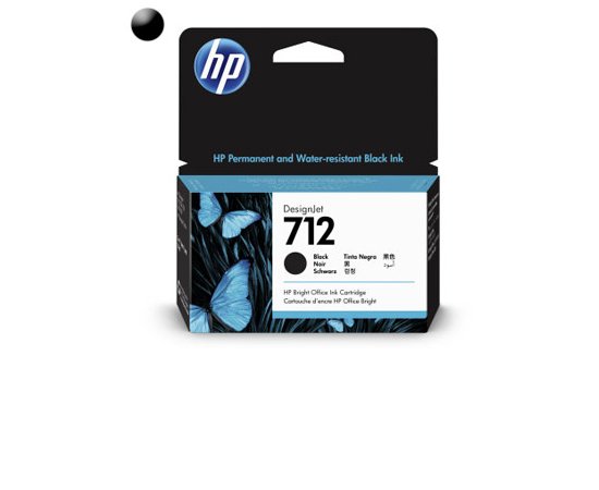 HP Cartridge HP 712 Čierna (3ED70A)