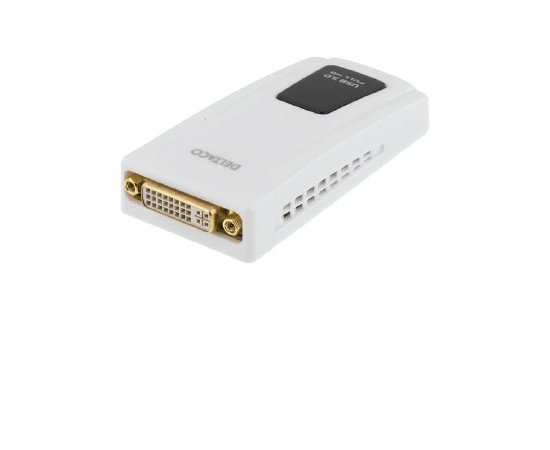 DELTACO adaptér z USB 3.0 na DVI/HDMI/VGA USB3-DVI