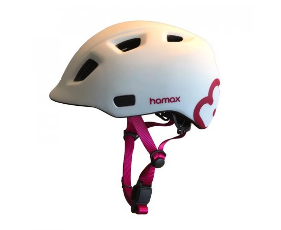 HAMAX Cyklohelma Thundercap White/Pink 52-56