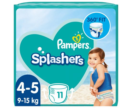 PAMPERS Nohavičky plienkové do vody Splashers vel.4 (11 ks) 9-15 kg