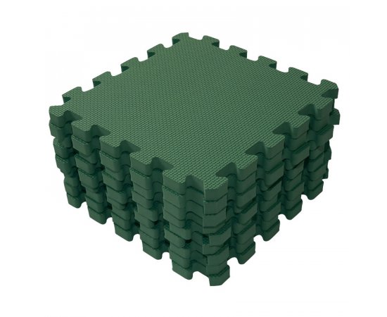 BABYDAN Podložka hracia puzzle Dark Green 90x90 cm