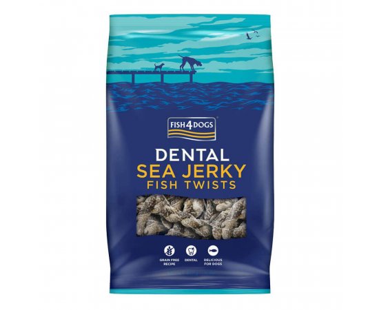 FISH4DOGS Dentálne pamlsky pre psov morská ryba - závitky 500g