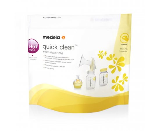 MEDELA Sterilizačné sáčky Quick Clean do mikrovlnnej rúry 5 ks