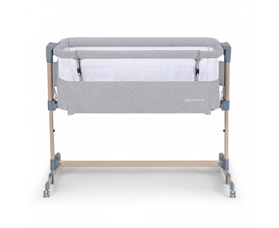 KINDERKRAFT SELECT Postieľka detská polohovateľná Neste Air Grey Wood, Premium