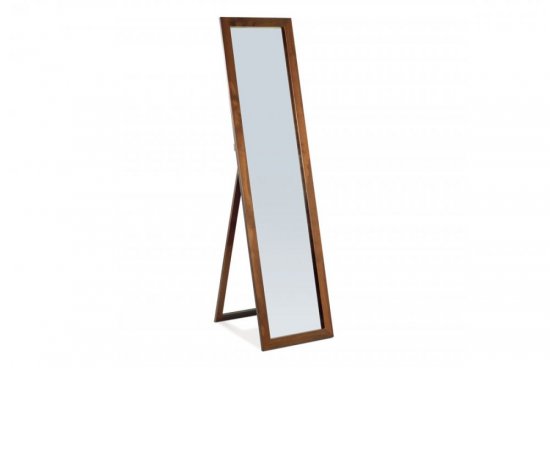 AUTRONIC 20685 WAL Zrkadlo stojace, v. 150 cm, konštrukcia z MDF, morenie orech