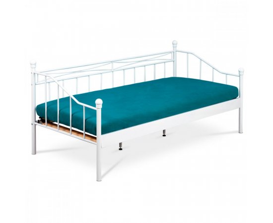 AUTRONIC BED-1905 WT posteľ jednolôžková 90x200, kovová konštrukcia, biely matný lak