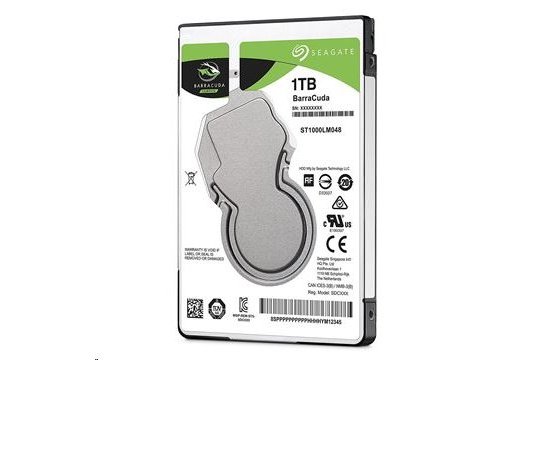 Seagate Mobile BarraCuda 2,5&quot; 1TB 5400RPM 128MB SATA