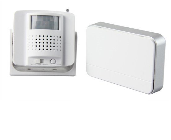 Solight bezdrôtový hlásič pohybu/gong, externé PIR čidlo, napájanie zo zásuvky, biely