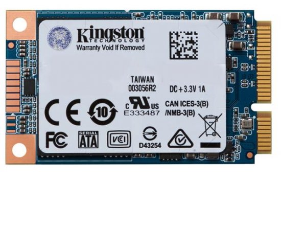 Kingston 480GB SSDNow UV500 Series mSATA Series SATA3 (6Gbps), ( r520MB/s, w500MB/s )