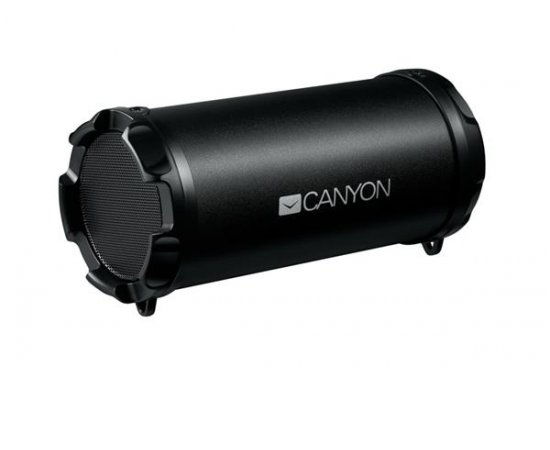 Canyon CNE-CBTSP5 Bluetooth V4.2 Party reproduktor, 3.5mm mini jack, micro USB, microSD, FM rádio1500mAh polymer, čierny