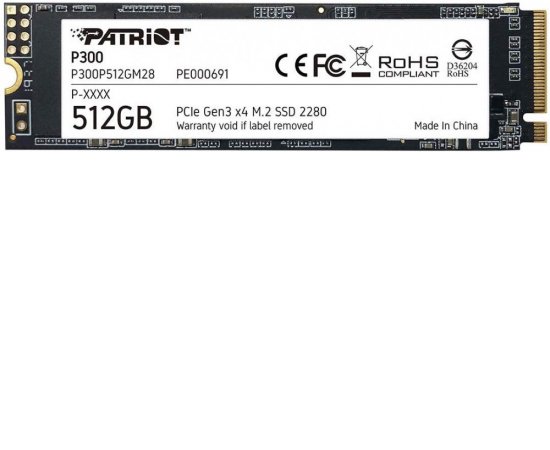 PATRIOT P300/512GB/SSD/M.2 NVMe/3R