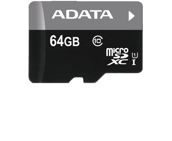 Adata/micro SD/64GB/50MBps/UHS-I U1 / Class 10/+ Adaptér