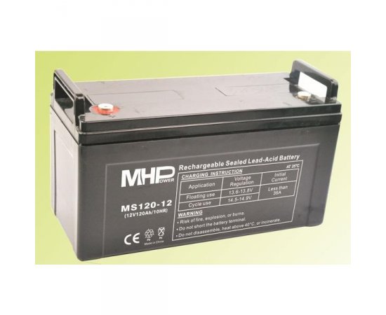 Pb akumulátor MHPower VRLA AGM 12V/120Ah (MS120-12
