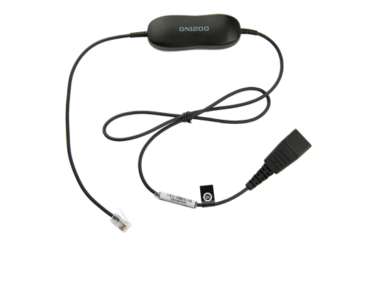 Jabra Smart Cord, QD-RJ10, 0,8m, straight