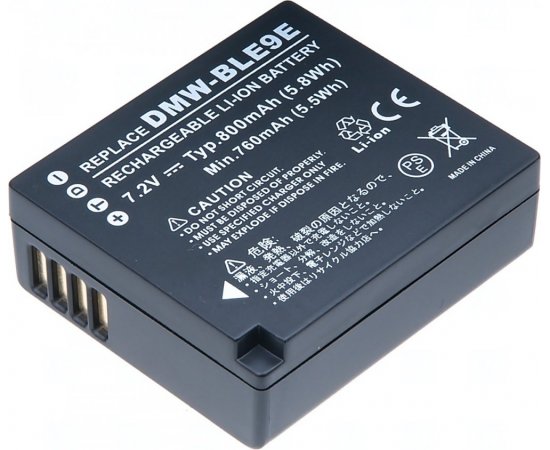 Baterie T6 power Panasonic DMW-BLE9, DMW-BLE9E, DMW-BLG10, DMW-BLG10E, BP-DC15, 700mAh, 5Wh