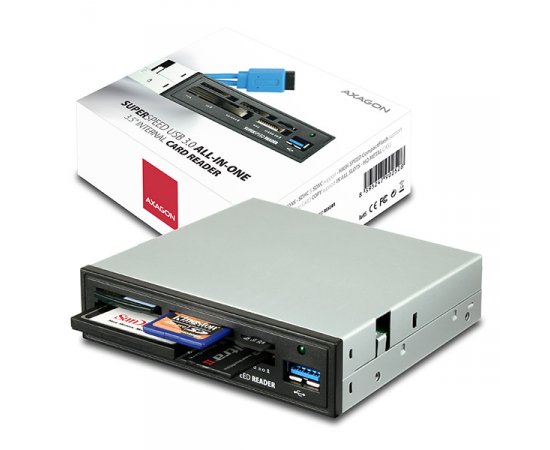 AXAGON CRI-S3, USB 3.0 interní 3.5&#039;&#039; čtečka 5-slot ALL-IN-ONE