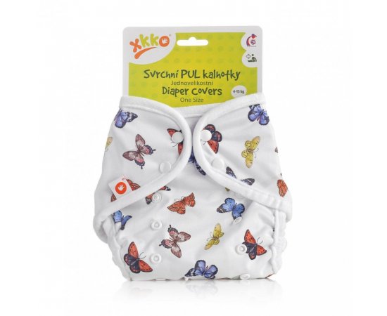 XKKO Vrchné plienkové nohavičky One Size - Butterflies