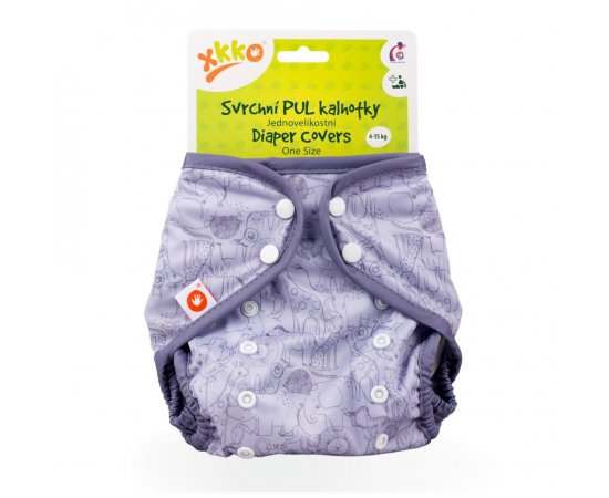 XKKO Vrchné plienkové nohavičky One Size - Safari Lavender Aura
