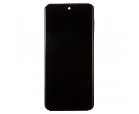 LCD Display + Dotyková Deska + Přední Kryt pro Xiaomi Redmi Note 9 Pro Black (Service Pack)