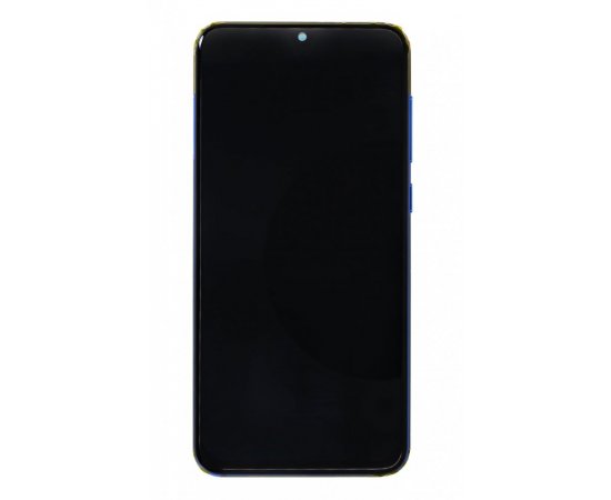 LCD Display + Dotyková Deska + Přední Kryt pro Xiaomi Mi9 SE Blue (Service Pack)