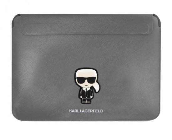 Karl Lagerfeld Saffiano Ikonik Obal na Notebook 16&quot; Silver