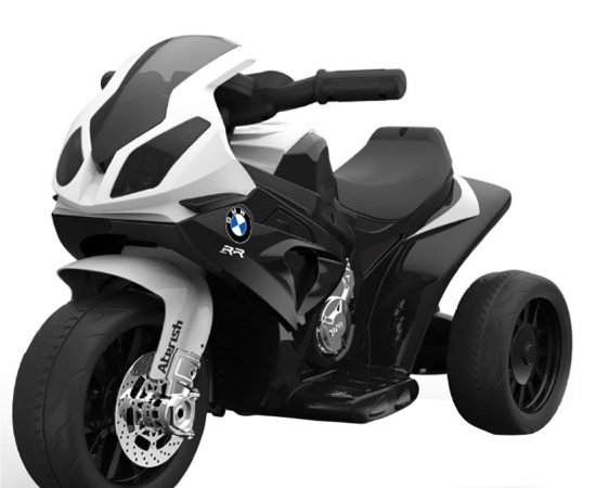 Elektrická trojkolka BMW S 1000 RR, Licencované, 6 V, koženkové sedadlo, 1 motor, čierne